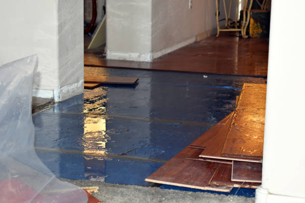 Professional Basement Water Removal technician working in Badin, NC